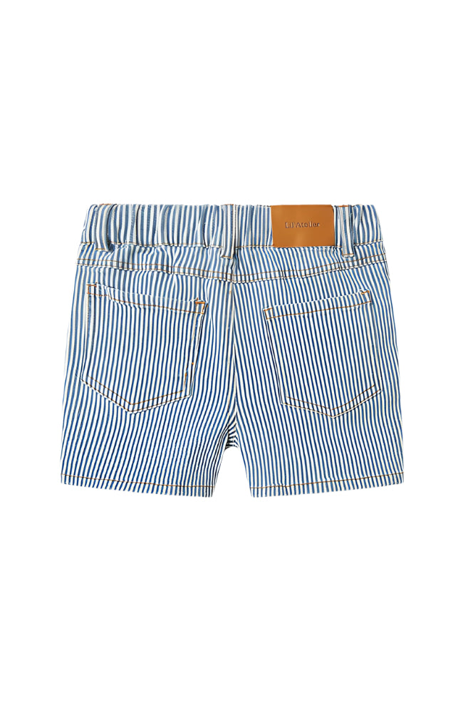 Halfdan Loose Shorts - Zen Blue Coconut Milk Lil' Atelier Shorts