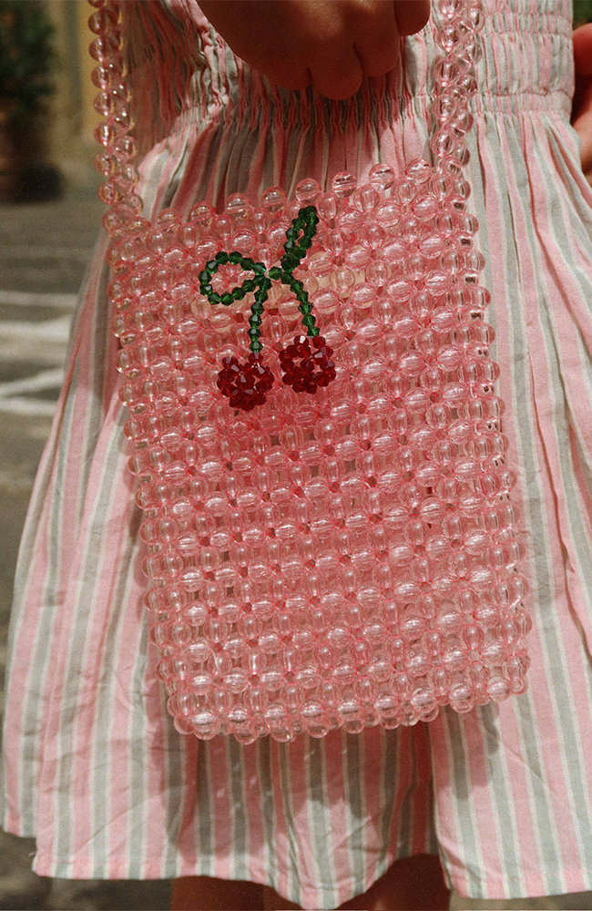 Perla Strap Wallet - Peony