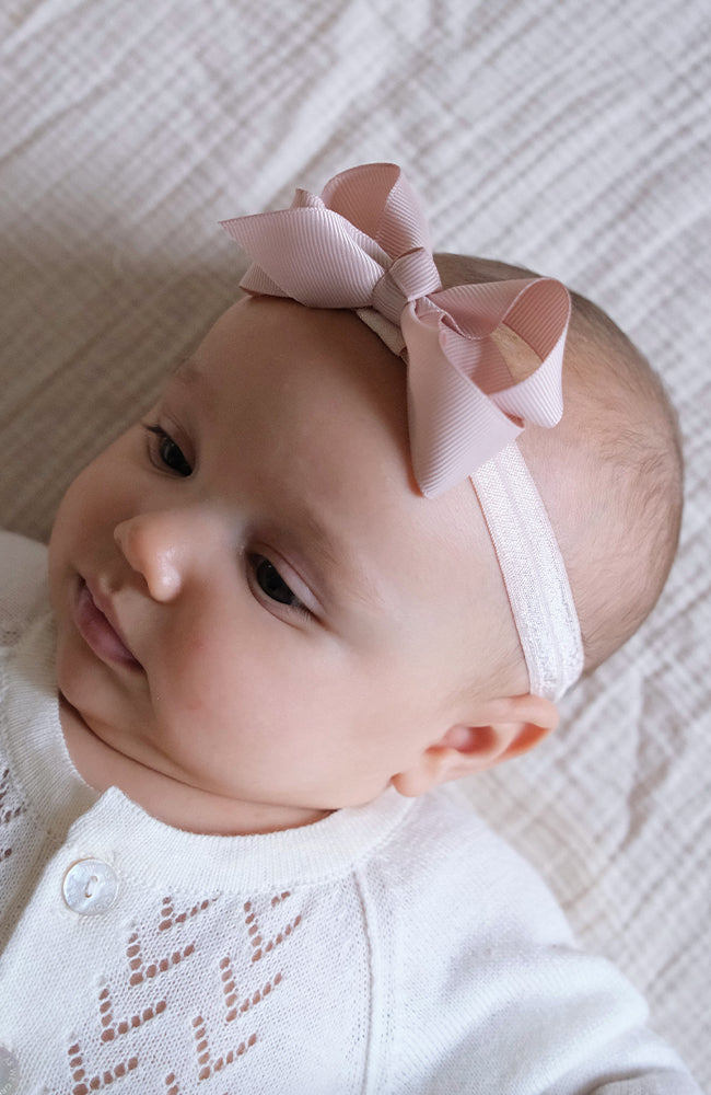 Hårband Rosett - Powder Rose Petit Stockholm hårband