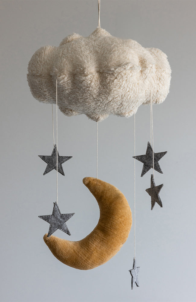 Baby Mobile - Moon & Stars Sebra Sängmobil