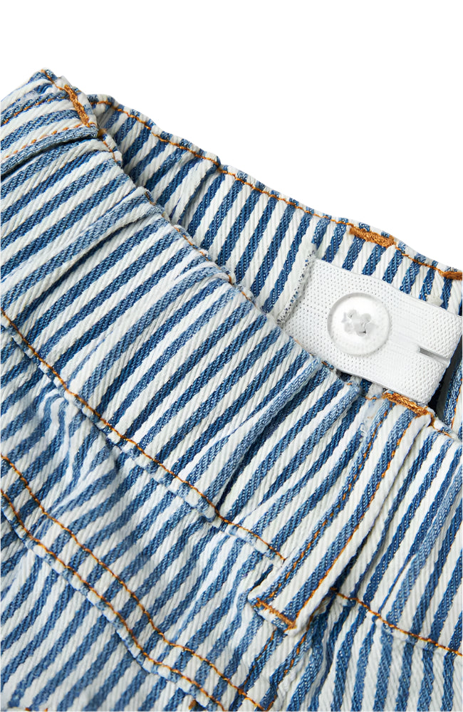 Halfdan Loose Shorts - Zen Blue Coconut Milk Lil' Atelier Shorts
