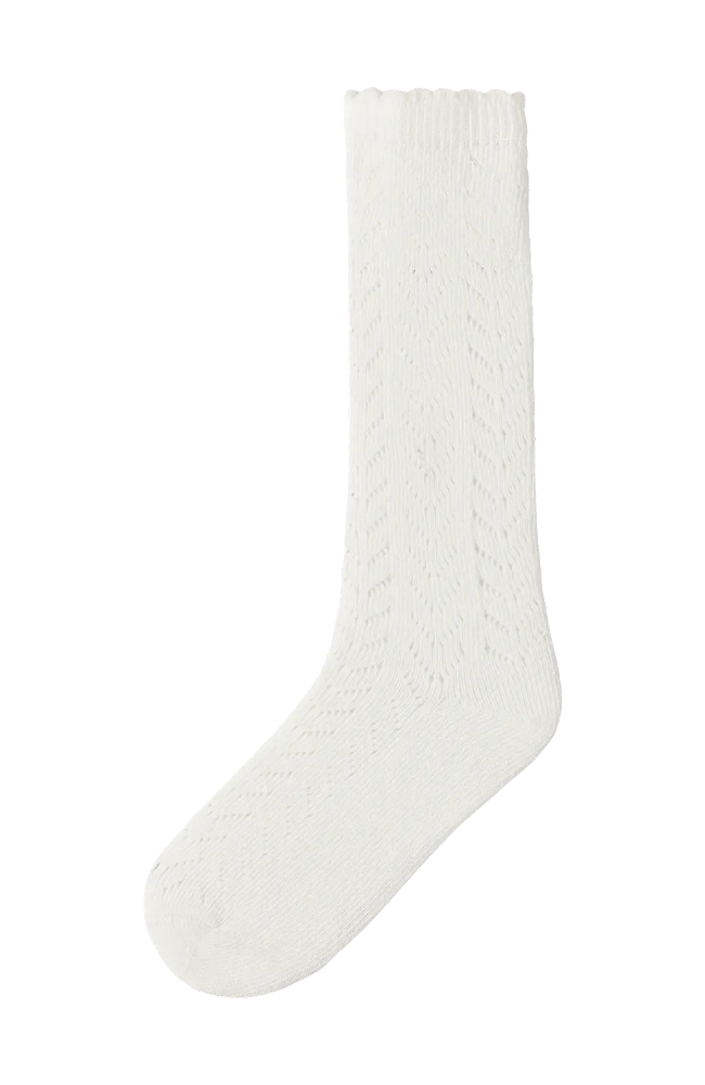 Herda Knee Socks - Coconut Milk Lil' Atelier Strumpor