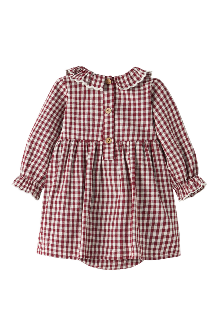Roanne LS Body Dress - Biking Red Lil' Atelier Klänning