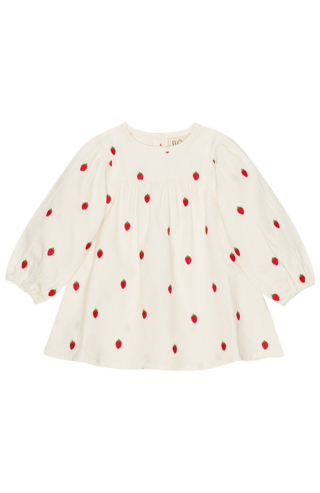 Cora Dress - White Denim Flöss Klänning