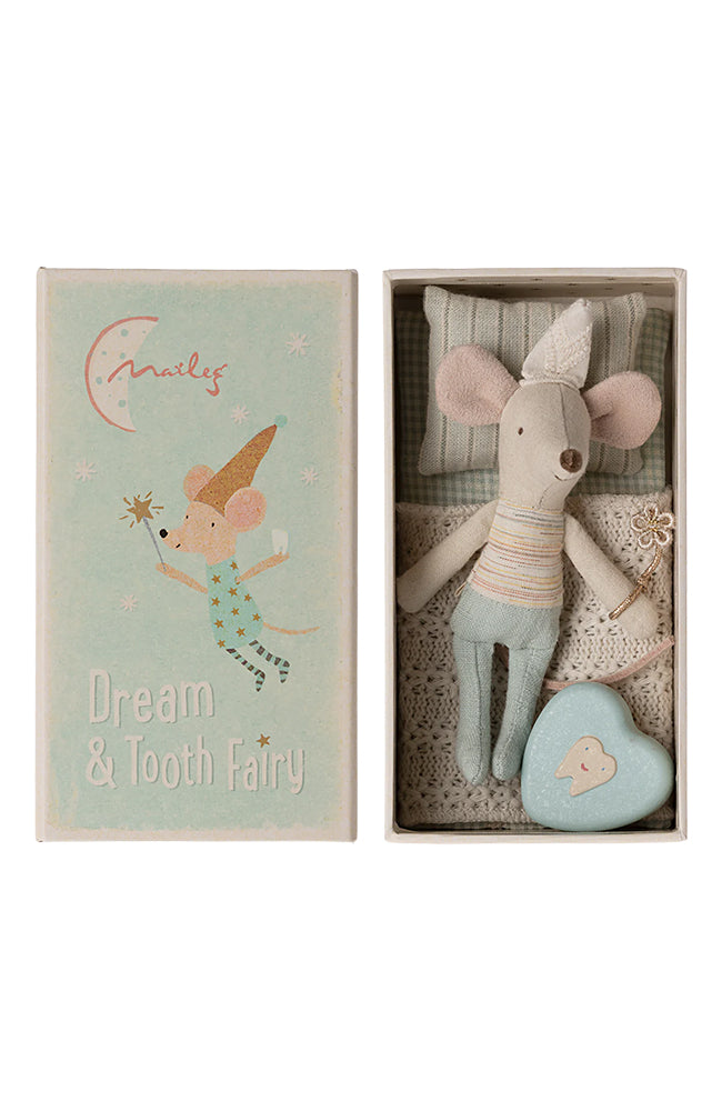 Tooth Fairy Mouse - Little brother in matchbox Maileg Mjukdjur