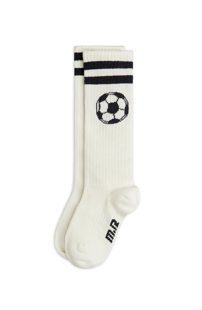 Football Knee-high Socks - Off-white Mini Rodini Strumpor