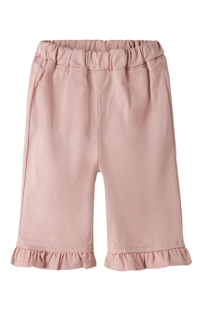 Doreen Wide Twi Pant - Misty Rose Lil' Atelier Byxor