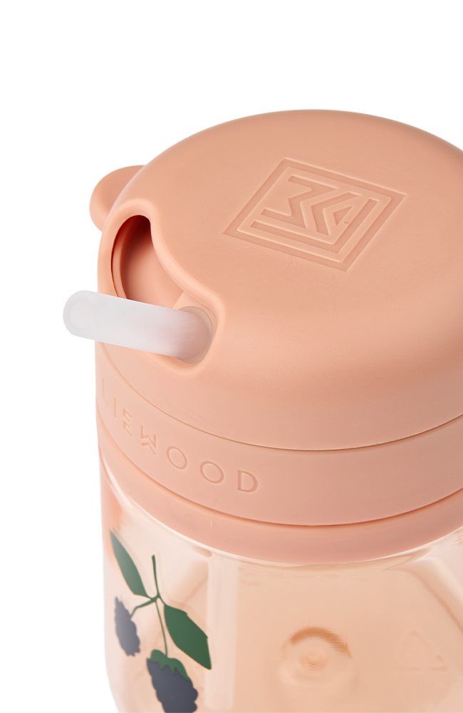 Pavia Tritan Straw Cup - Berry/Pale Tuscany Liewood Äta & Dricka