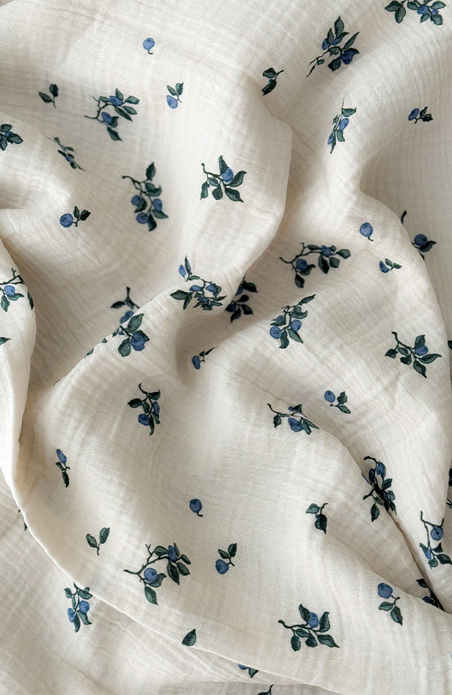 Muslin Bed Set Junior - Blueberry Garbo & Friends Bäddset