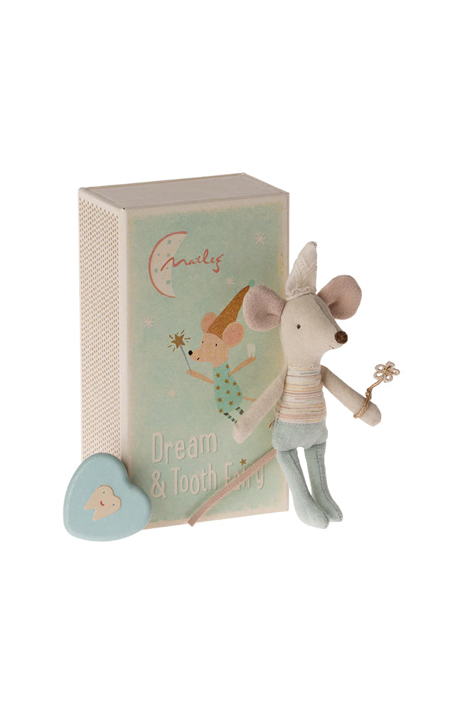 Tooth Fairy Mouse - Little brother in matchbox Maileg Mjukdjur
