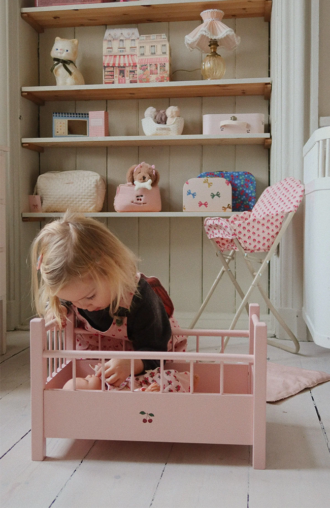 Doll Bed - Pink Konges Slöjd Docksäng