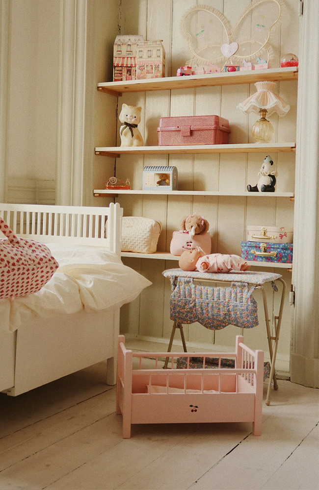 Doll Bed - Pink Konges Slöjd Docksäng