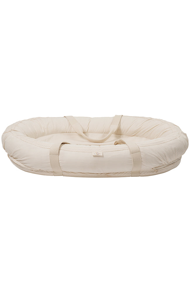 Future Babynest & Lift - Beige Stripe Copenhagen Colors Babynest