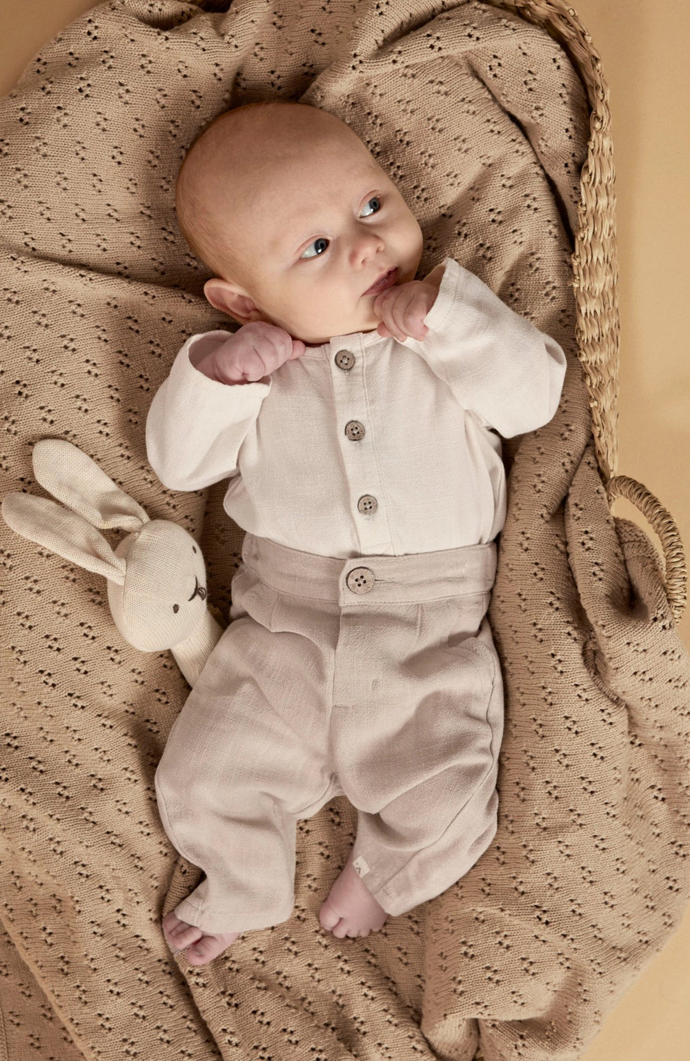 Freddie Baby Byxor - Feather Gray Lil' Atelier Byxor