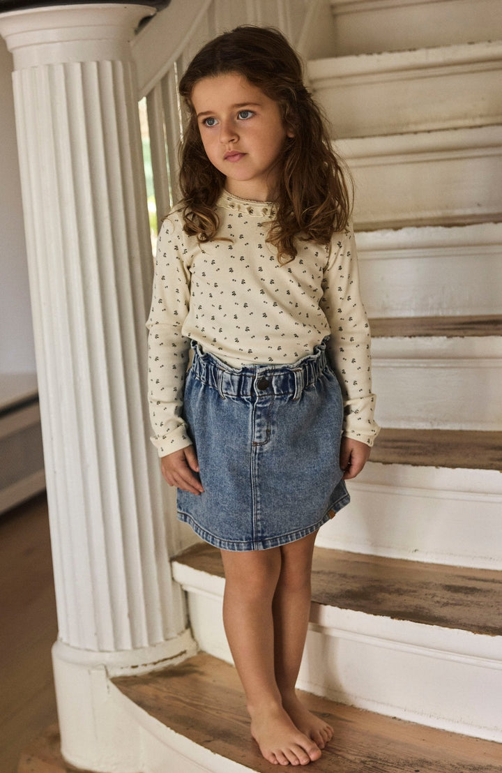 Lago Mai Topp - Turtledove Blue Flower - detalj 5