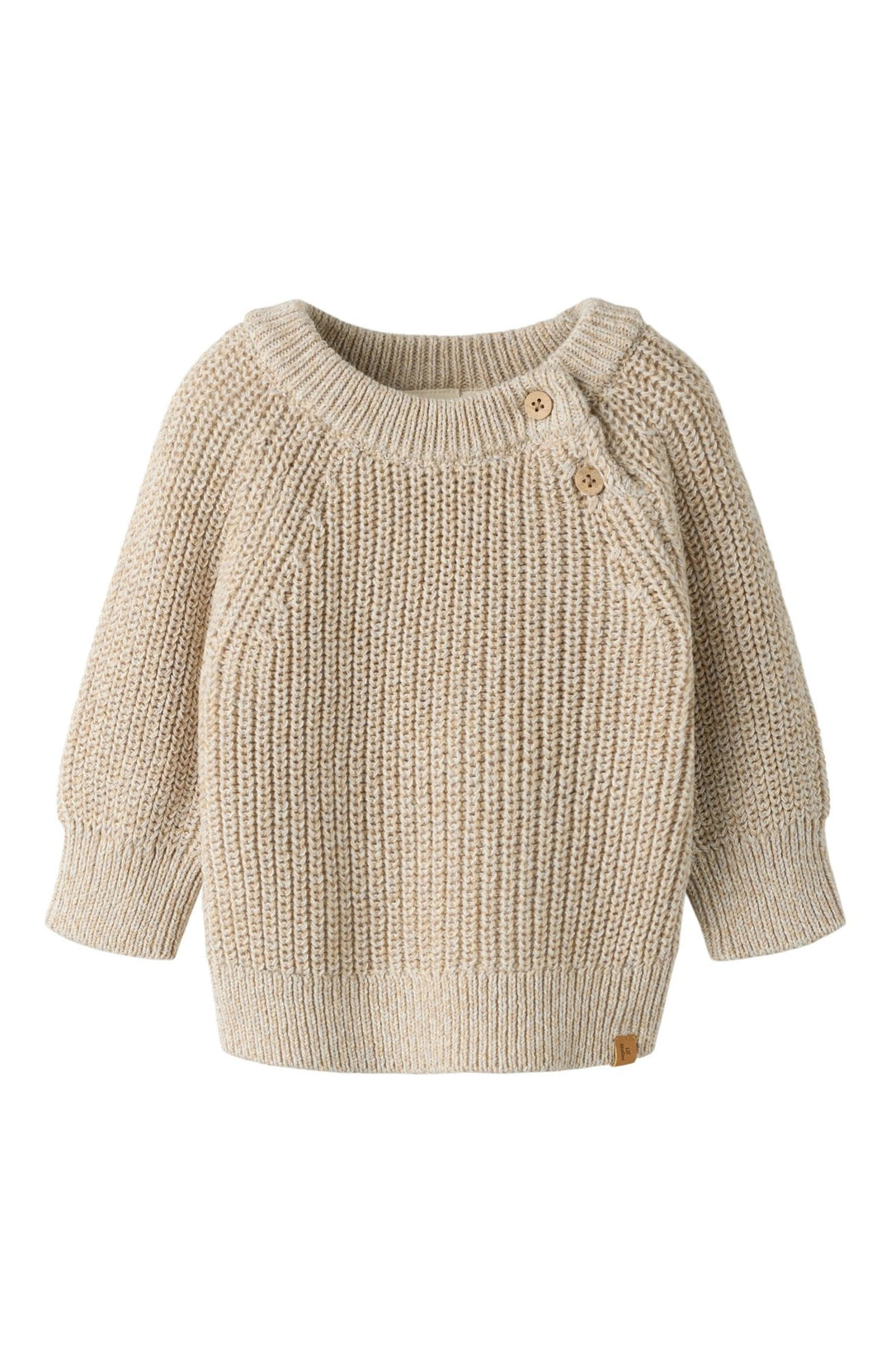 Rokkos LS Knit - White Pepper Melange