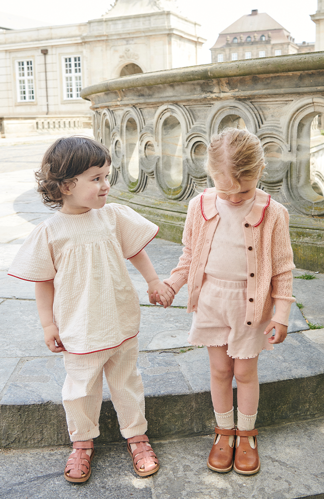 Pointelle Heart Shorts - Dusty Rose Copenhagen Colors Shorts