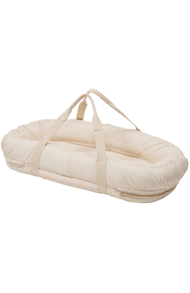 Future Babynest & Lift - Beige Stripe Copenhagen Colors Babynest