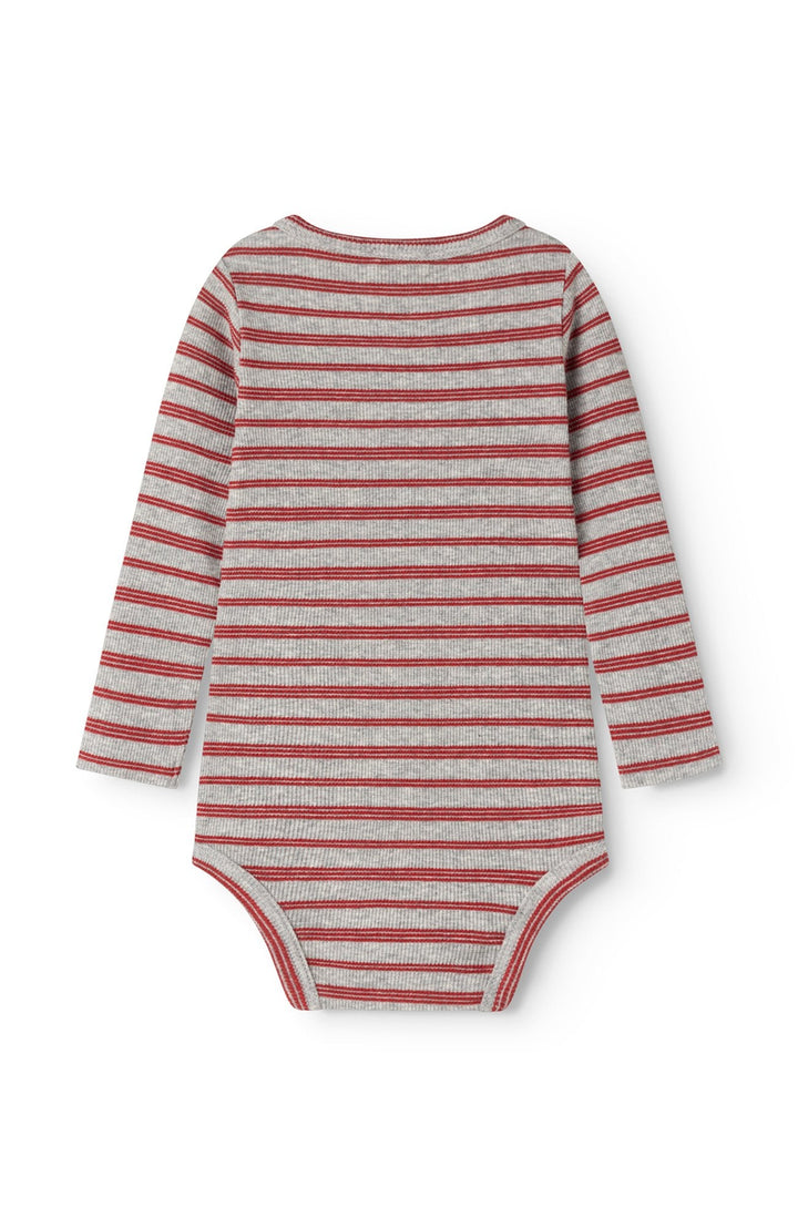 Benedicte Modal Fine Rib Body - Cherry Stripe MarMar Copenhagen Body