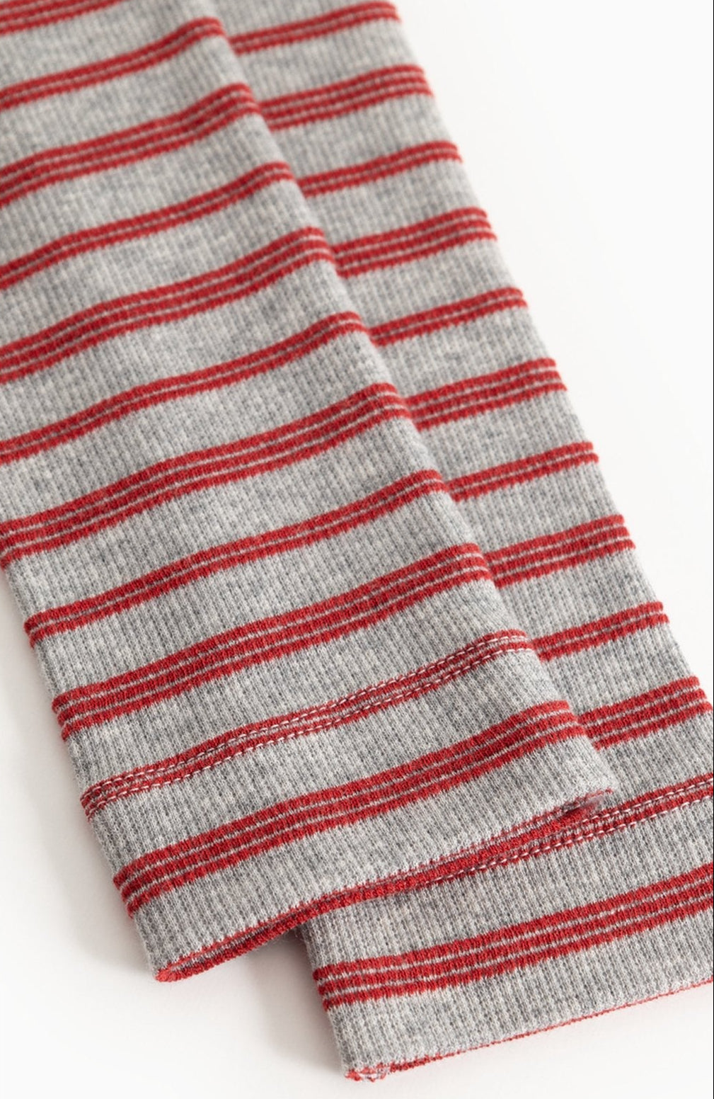 Lisa Modal Fine Rib Leggings - Cherry Stripe MarMar Copenhagen Leggings