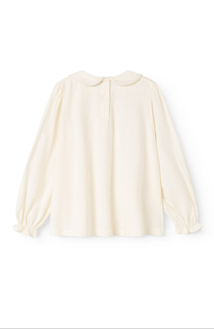 Tielle Modal Fine Top - Gentle White MarMar Copenhagen Topp