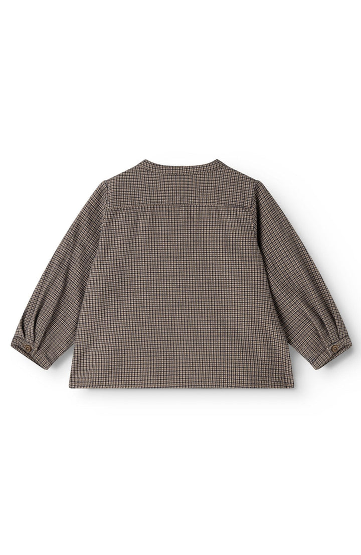 Totoro Structured Cotton Shirt - Houndstooth Check MarMar Copenhagen Skjorta