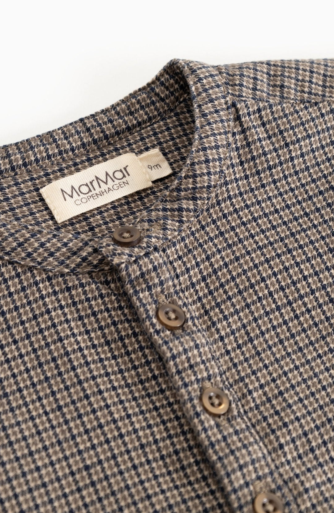 Totoro Structured Cotton Shirt - Houndstooth Check MarMar Copenhagen Skjorta