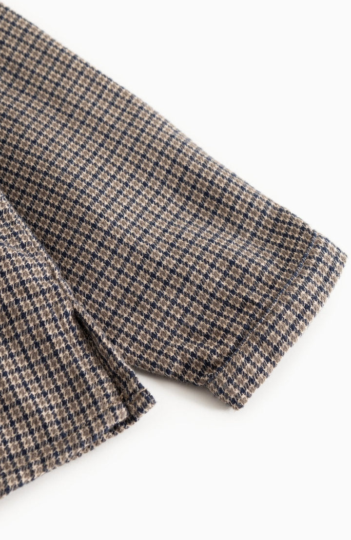 Totoro Structured Cotton Shirt - Houndstooth Check MarMar Copenhagen Skjorta