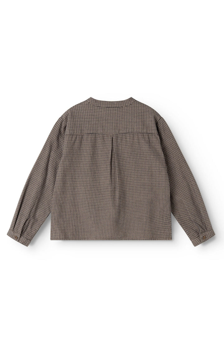 Tokyo Structured Cotton Shirt - Houndstooth Check MarMar Copenhagen Skjorta