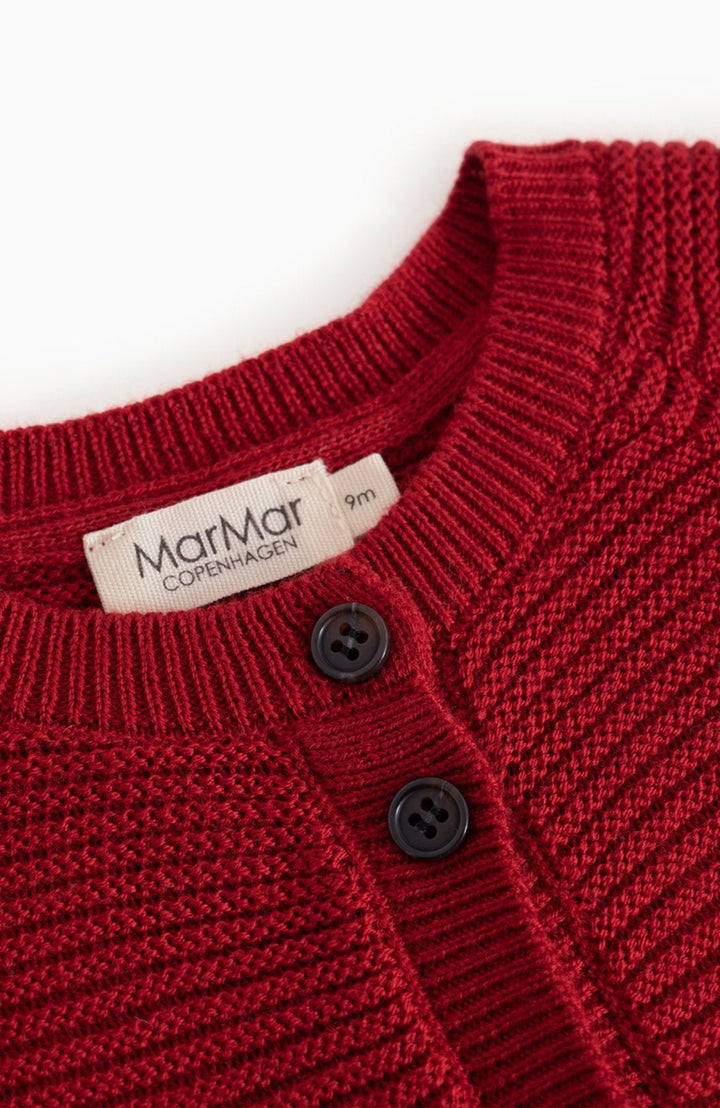 Taki Cotton Rayon Knit Cardigan - Cherry MarMar Copenhagen Cardigan