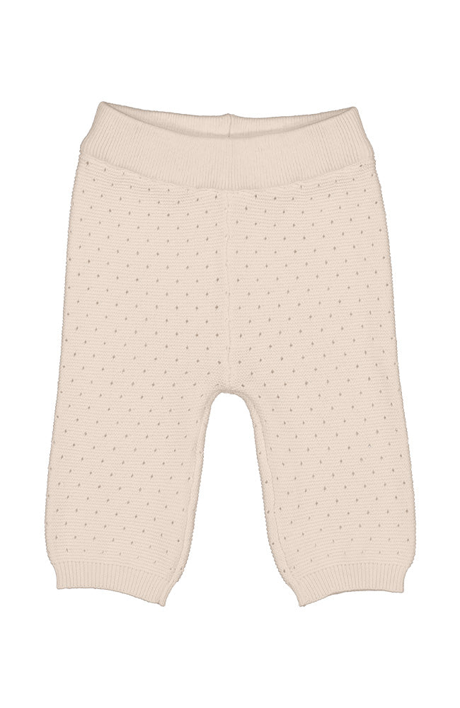 Pira Cotton Knit Links - Sand Castle MarMar Copenhagen Byxor