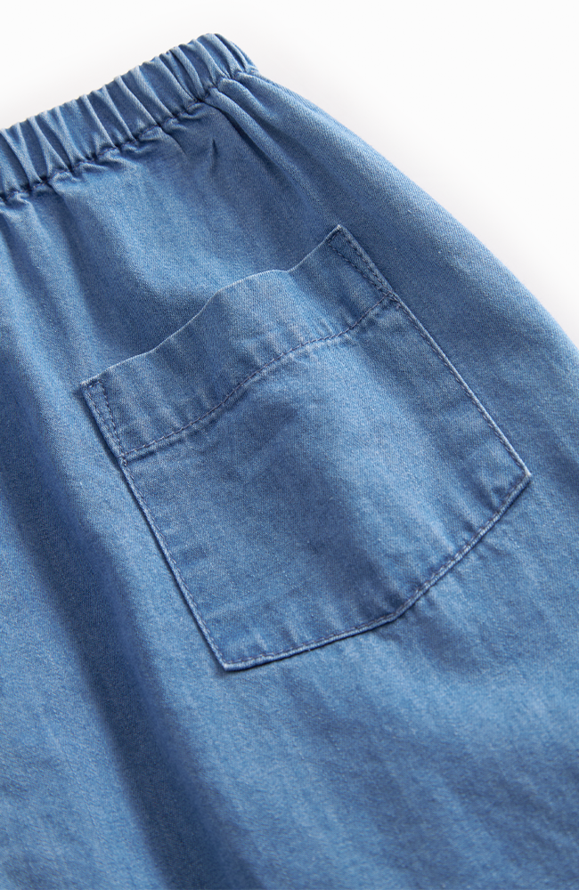 Panto Light Blue Denim Trousers - Blue Denim