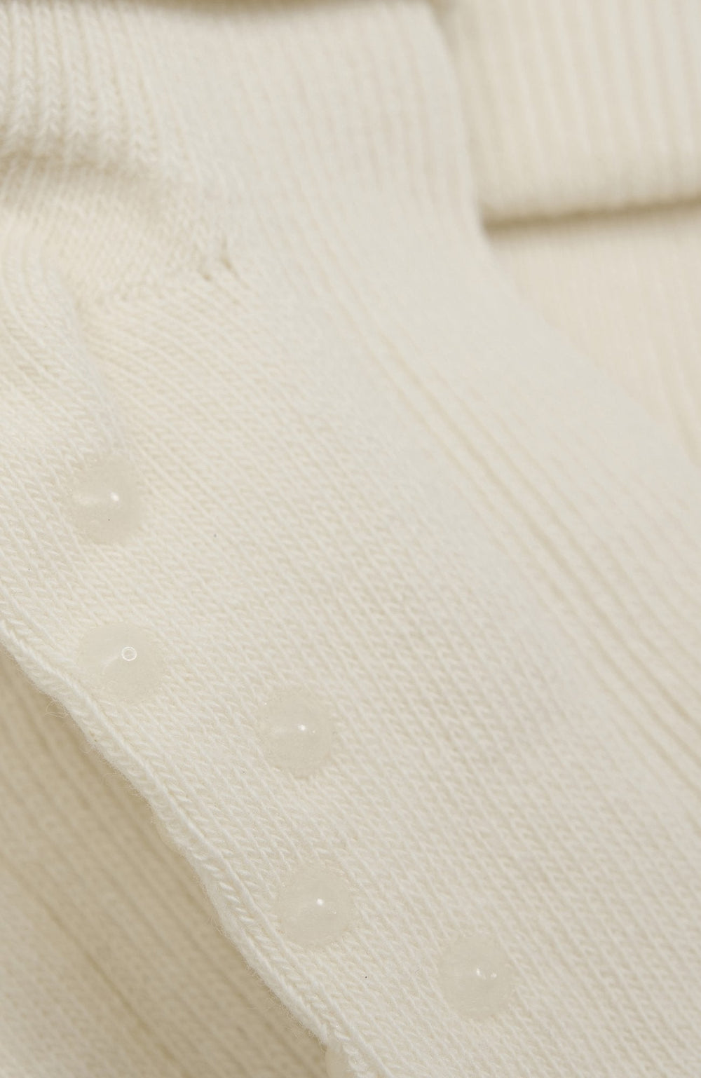 Baby Rib Sock 2-pack - Offwhite Minymo Strumpor