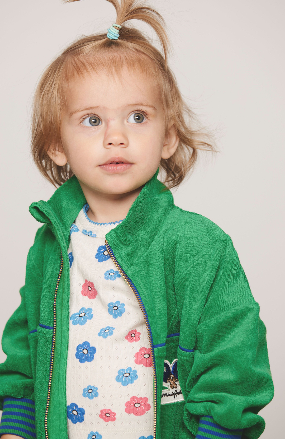 Pointelle Babyset Blommor - Multi