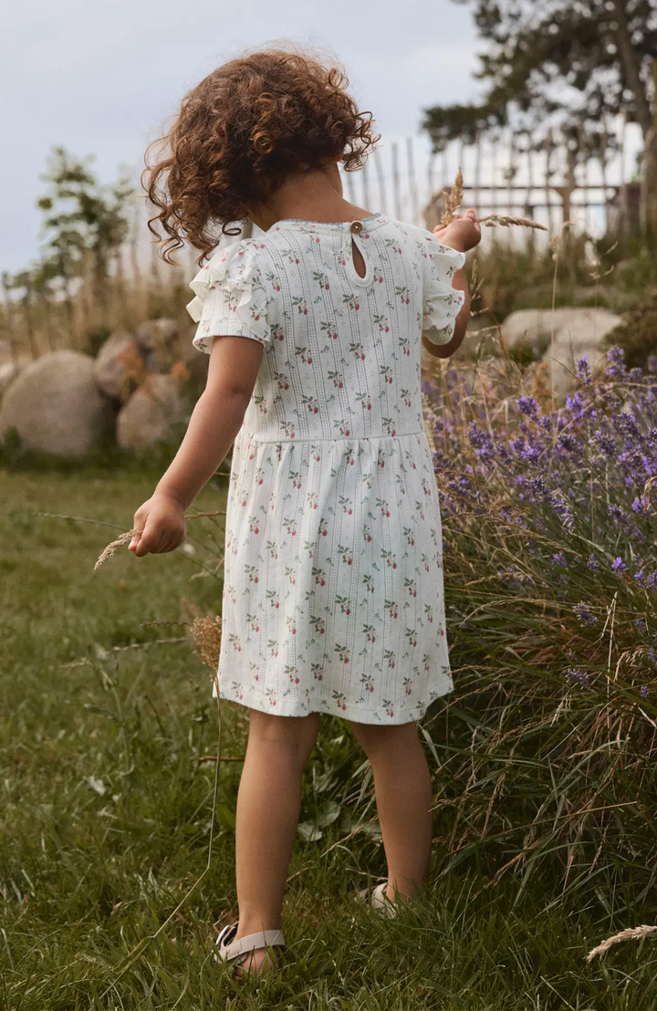 Rachello SS Dress - Coconut Milk Strawberry Lil' Atelier Klänning