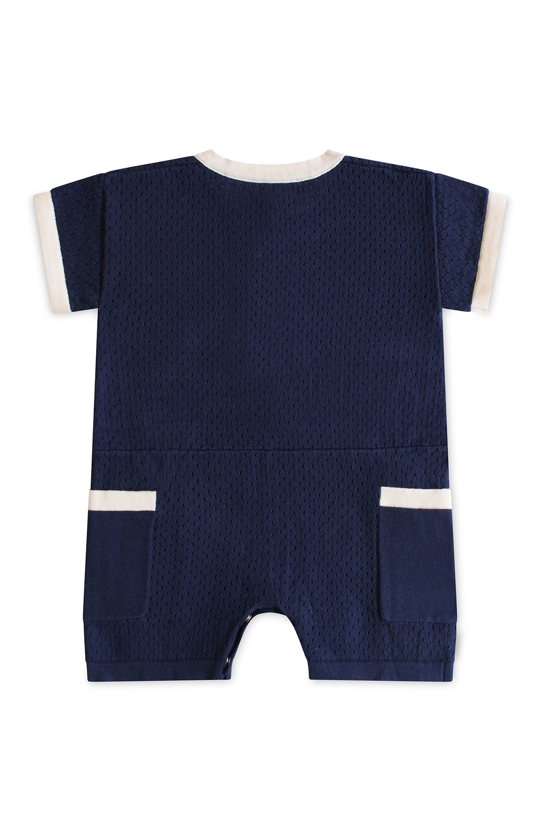 League Romper - Navy Poppedi Romper