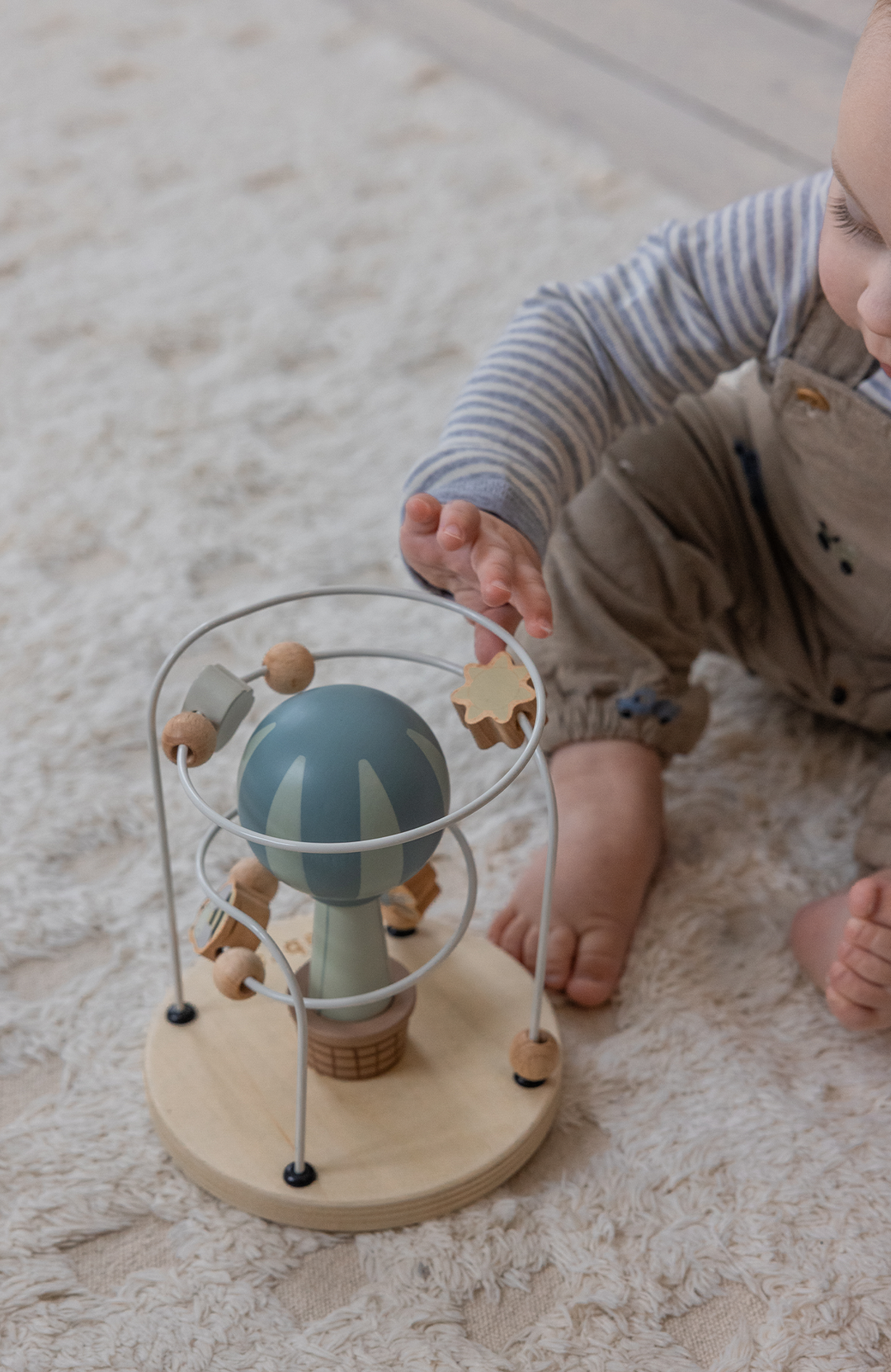 Balloon Bead Maze Wooden Sebra Leksak