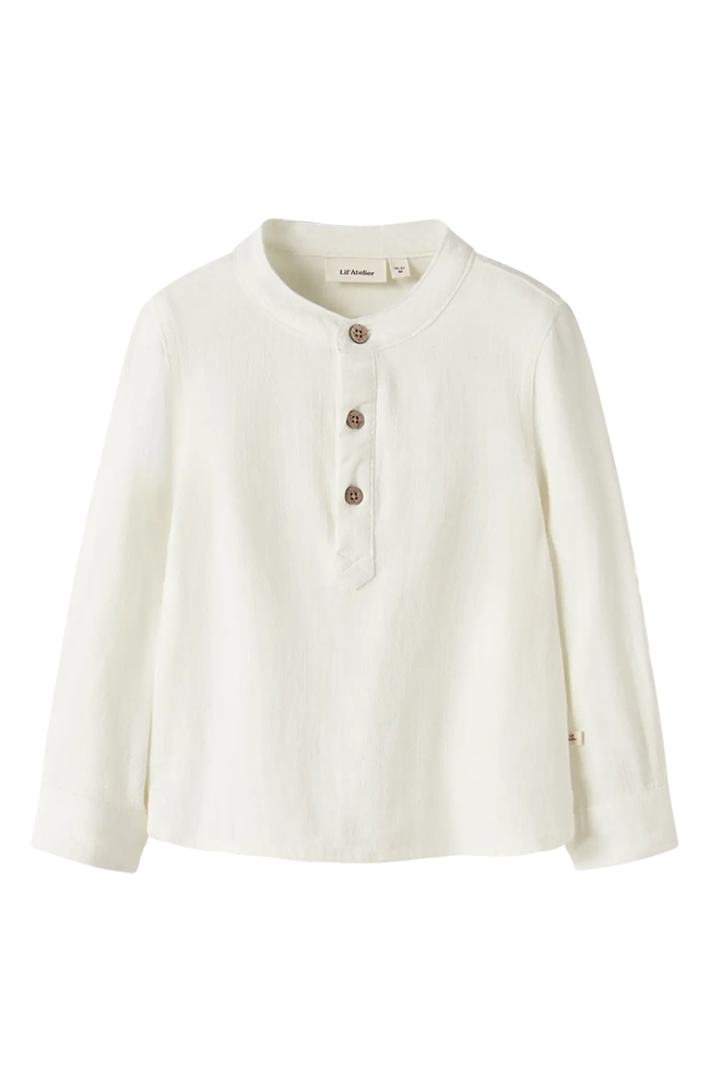 Freddie Loose Shirt - Coconut Milk Lil' Atelier Skjorta
