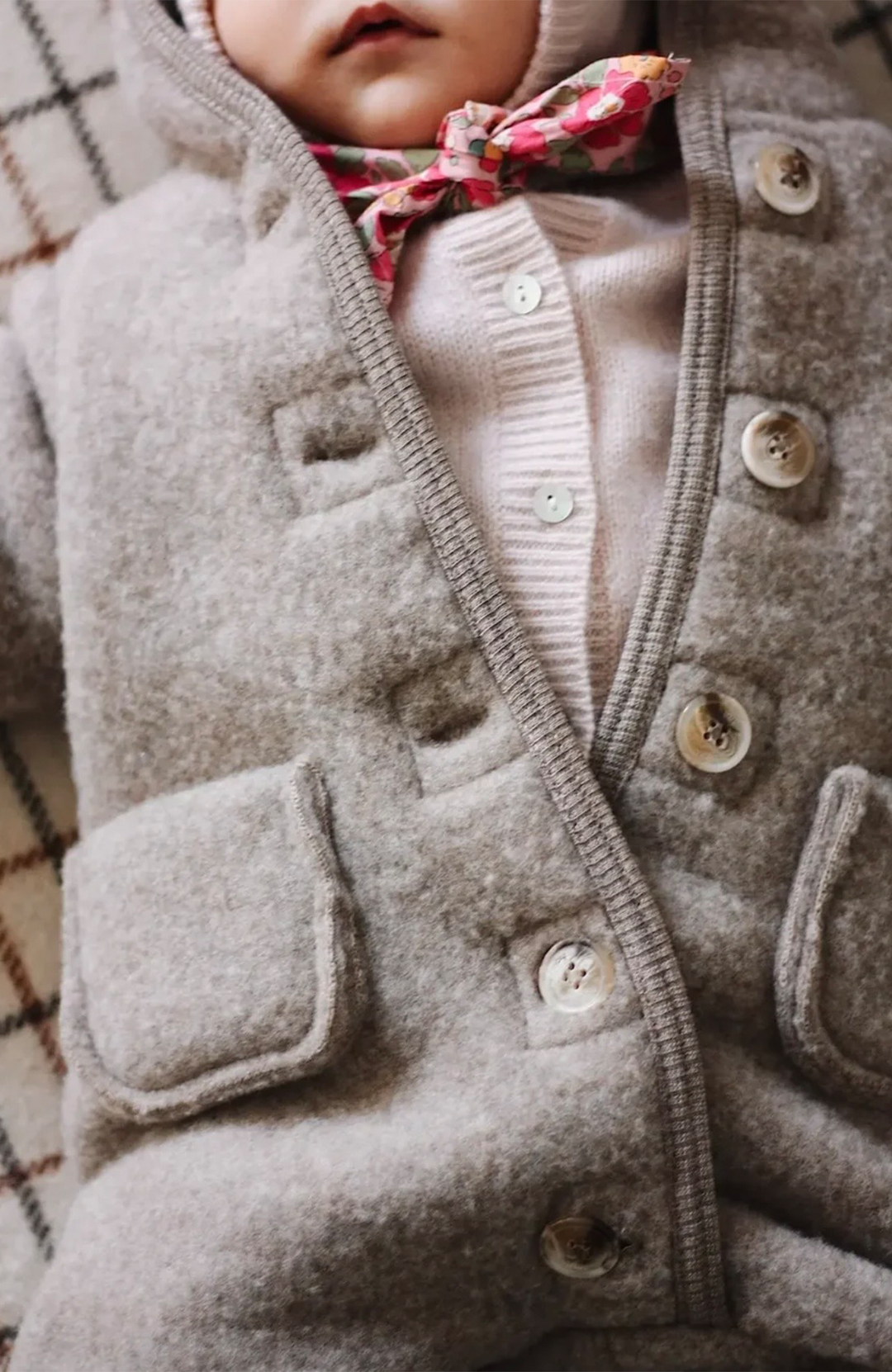 Teddy Onesie - Hazel Lalaby onesie