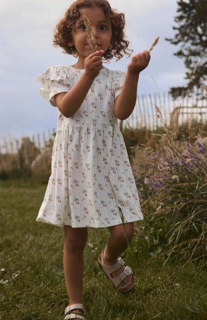 Rachello SS Dress - Coconut Milk Strawberry Lil' Atelier Klänning
