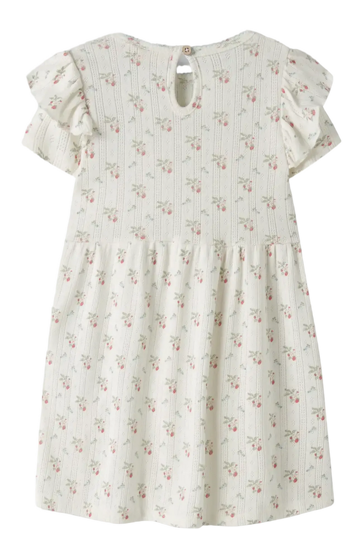 Rachello SS Dress - Coconut Milk Strawberry Lil' Atelier Klänning