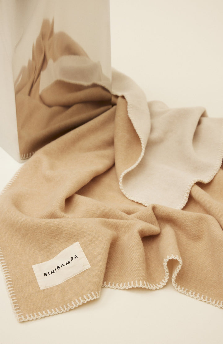 Merino Biniblanket - Two Tone Binibamba Filt