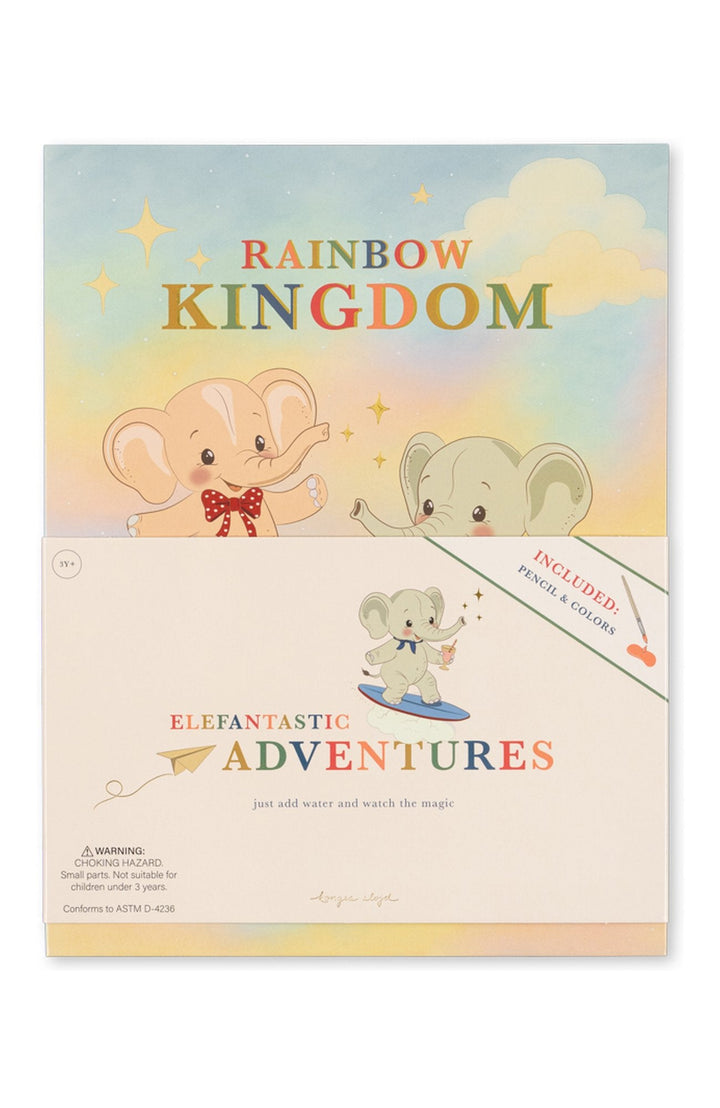 Rainbow Watercolor Book - Multi Konges Slöjd Målarbok