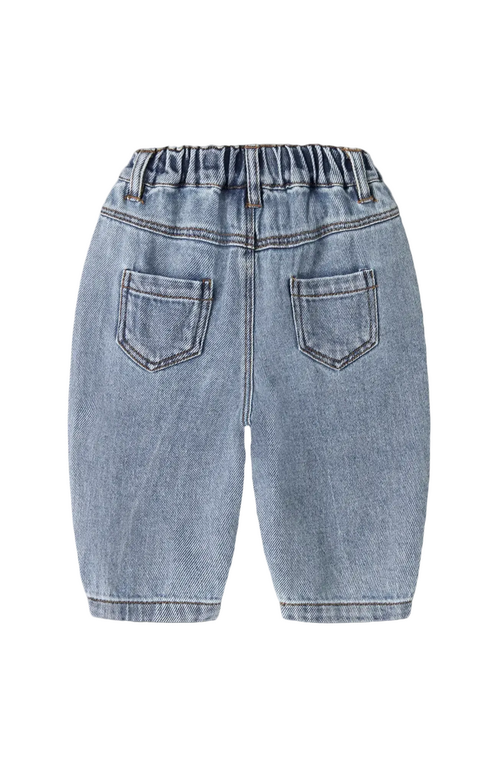 Karole Tapered Jeans - Medium Blue Denim