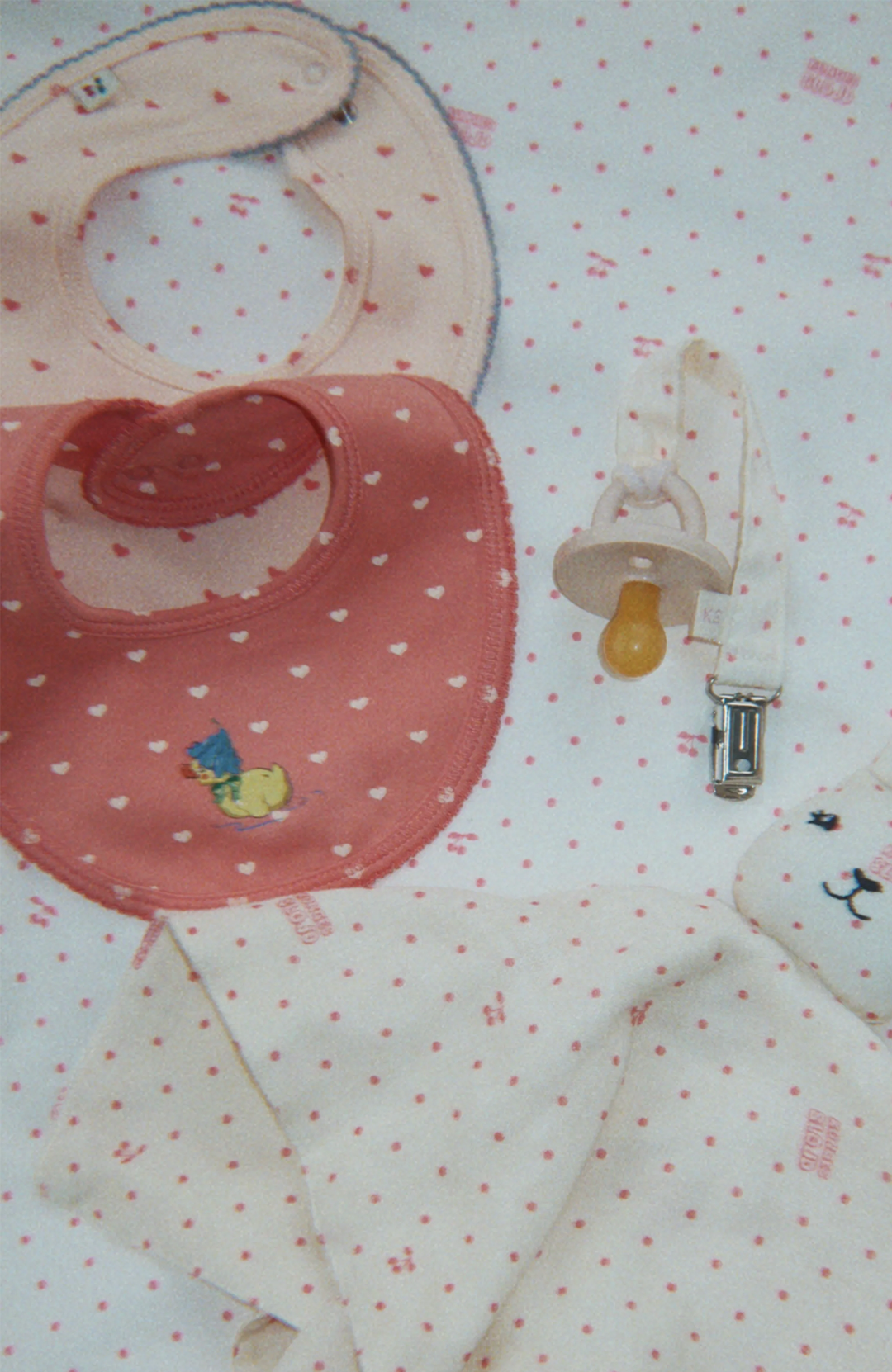 Basic 2 Pack Bibs - Coeur Lantana / Teddy Coeur