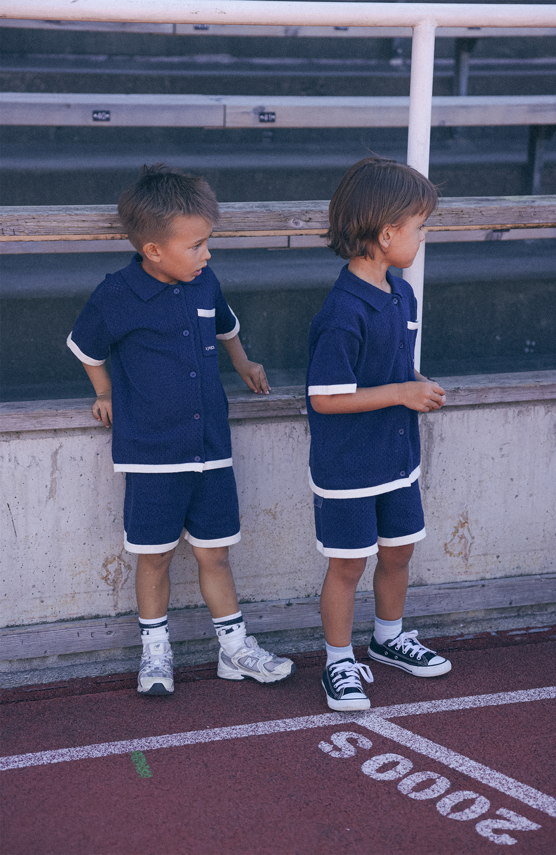 League Shorts - Navy Poppedi Shorts