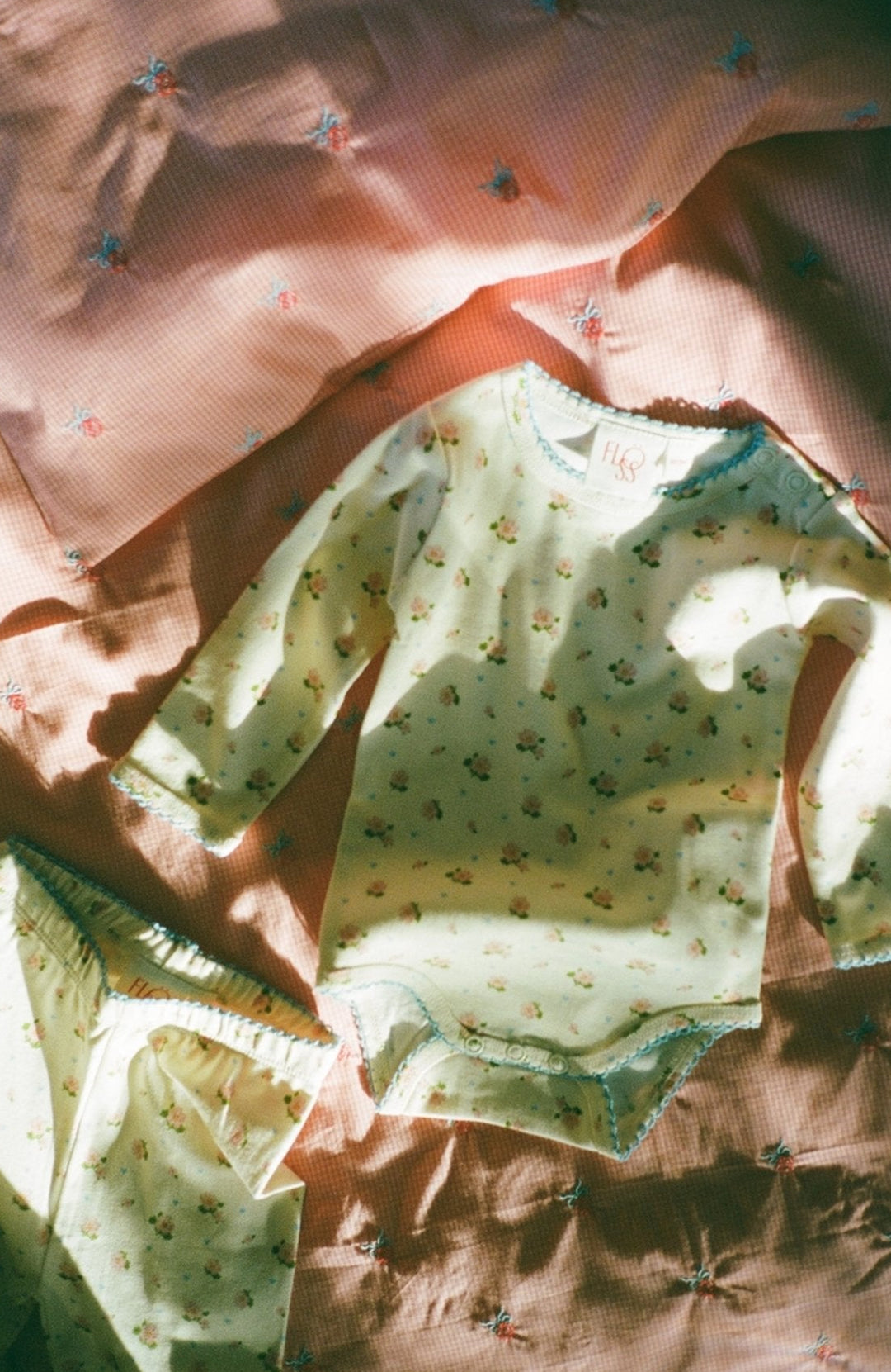 Fresa Leggings - Soft Pink Poppy - detalj 2