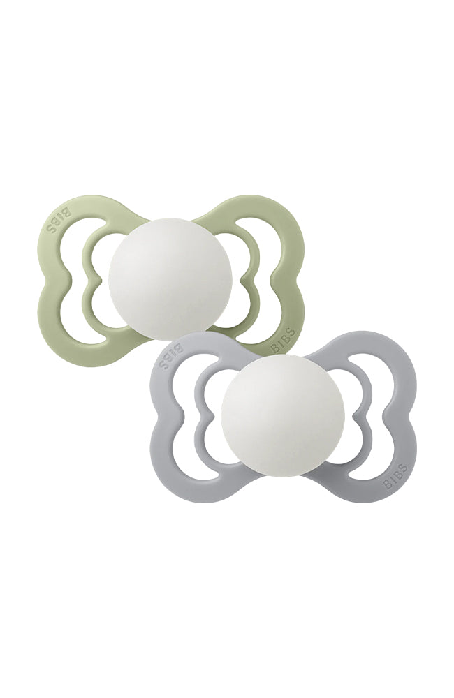 Supreme 2-pack Sage/Cloud Glow Bibs Napp