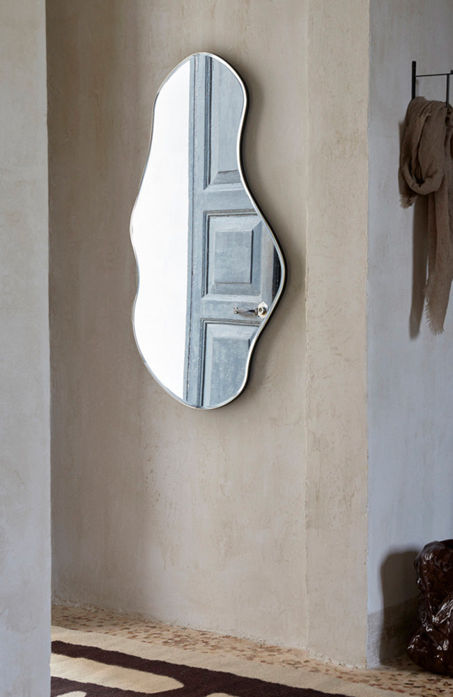 Pond Mirror - Large - Dark Chrome Ferm Living Inredning