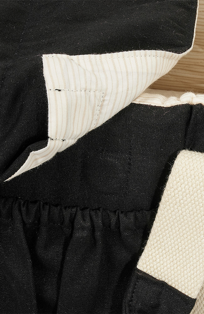 Organic Multifunctional Lift - Black w/ Cream Solid Stripe Copenhagen Colors babylift